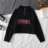 Outono inverno 2 peças conjunto mulheres calças de carga fivela fita cintura elástica alta streetwear harajuku calça cadeia femininas 210319