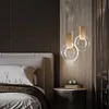 LED Gold Luxury Crystal Pendant Lamps Belysning f￶r s￤ngen sovrum vardagsrum