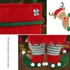 Noel Elf Şeker Çantaları Kadife Noel Baba Pantolon Çanta Tatil Partisi Dekor Şeker Şişe Parti Hediyeleri Noel Çorap G1119