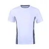 Mannen Donkerblauw Korte Mouw Voetbal Jersey Team Training Uniform Voetbalwedstrijd Shirt Snelle Doy