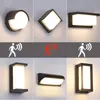 Wall Light Waterproof IP66 Porch Modern Lamp Radar Motion Sensor Courtyard Garden Outdoor