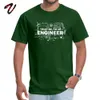 T-shirt per la festa del papà Uomo Trust Me I Am An Engineer Tshirt Geek Male Tops Lettera Math Equation Stampa Tees Custom Students Fun 210721 7041