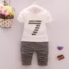 Bahar Sonbahar Kıyafetleri Bebek Kız Giysileri Boy Bebek Pamuk Takım Kapşonlu Fermuar Ceket Tişört Pantolon 3 PCS/Setler Erkek Çocuk Giysileri Set