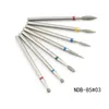 7pcs/Set Diamond Nail Drill Bit Rotery Electric Milling Cutters For Pedicure Manicure Files Cuticle Burr Nail Tools Accessories