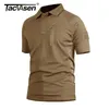 TACVASEN Summer Men's Performance T-shirts Short Sleeve Tactical Military T-shirts Quick Dry Lightweight Fish Hike Top Tees 210726