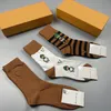 Mode Lovely Strumpor Hosiery Män Kvinnor Personlighet Designer Socks 3 Patterns Designer Charm Unisex Stocking