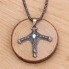 Designer halsband Lyx smycken spel Bloodborne Vintage Cross Pendants för män Amulet Masculino Collar Partihandel