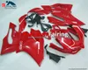 Para Ducati 1199 899 1199S 12 13 14 Juego de carenados de cubiertas de cuerpo de plástico 1199 899 2012-2014 Piezas de casco rojo negro (moldeo por inyección)