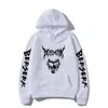 Męskie bluzy bluzy 2021 Z Kapturem Dark Berserk Anime Wzór Druku Vintage Casual Hoodie Fashion Pullover Oversized Tops