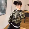 Baby boys Clothes spring autumn Sweater coat camouflage fashion sports wear-resistant 4-12 year old high-quality child clothing 211111