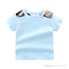 Summer boys girls cotton designer T-shirt fashion toddler casual plaid half-sleeved Tee shirt children top kids thin Boutique Clothing S1369