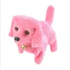 Peluche électronique Mode Marche Barking Musique Jouet Drôle Électrique Power Court Floss Chien Animaux En Peluche Jouet Nouveauté Articles 2276 Y2