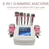 Bärbar Ultraljud Kavitation Body Slimming Machine Vit Skalformningsutrustning RF Skin Åtdragningssalong Använd