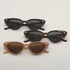 Solglasögon 2021 Sommar Mode Liten Frame Okulära UV400 Nyanser Polariserade Vintage Eyewear Utomhus Solskydd Glasögon