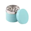 2021 Rökning Herb Grinder Glow i mörk förångare 40mm 50mm 55mm 63mm 4 stycken zinklegering handgjord krydda krossare