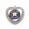Baseball Houston Dangle Charms Mix Style DIY Pendant Bracelet Necklace Earrings Snap Button Jewelry Accessories