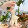 Carino Bella Alpaca Portachiavi Peluche Alpaca Giapponese Morbido Farcito Pecora Lama Bambole Animali Portachiavi Bambola 18 cm