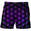 Mäns Shorts Geometriska Mönster 3D Print Korta Trunks Män Casual Streetwear Beach Fashion Swimwear Pants Board Bottoms 2021