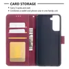 Grid Splice Flip Stand Wallet Cards Phone Case for Samsung S10 S20 S21 S22 A12 A13 A23 A52 A72 A33 A53 A73 5G