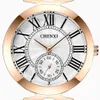 Chenxi роскошная кожаная группа аналоговые кварцевые наручные часы бренда римский циферблат водонепроницаемый дам часы Relogio Feminino Q0524