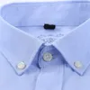 الصيف قصيرة الأكمام الرجال الصلبة أكسفورد قميص عارضة سهلة الرعاية عادي الترفيه مريحة منتظم اللباس قمصان 220222