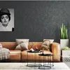 Wallpapers Dark Grey|White|Black Simple Geometric Wallpaper Roll Modern Design Wall Paper Home Decor Bedroom Living Room Background