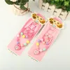 Kids gift jewelry set girl pearl beads cartoon pendants necklace bracelet ring hair clip hairband Sets M3500