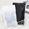 1000Pcs/Lot Simple Composite Plastic Bag with Window Silk Socks Packing Bag Ice Sleeve Packing Bag Sleeve Zipper Lock Bags 14cmx23cm