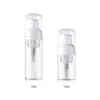 30ml 60ml Plastic Foam Pump Bottle 2oz Clear White Soap Dispenser Bottles Hand Sanitizer Mousses Liquid Foaming Container DH4856