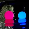 Remote Control Outdoor LED Garden Lights Lighting Ball Glow Lawn Lamp Rechargeable Swimming Pool Wedding Party Holiday Decor Lamps2379