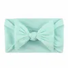 Baby Girl Turban Headband Soft Nylon Headwraps Bow Knot Headband Stretchy Hair Bands Barn Little Girls Fashion Hairs Tillbehör