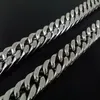 Chains 14mm 1640inch Silver 316l Stainless Steel Curb Cuban Link Chain Necklaces For Hip Hop Men Punk Style Jewelry Never Fade8006510