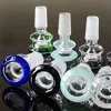 Pyrex Glass Bowl Męskie Stawki Bongs Akcesoria Produkty papierosowe Mała rura wodna Przezroczysty Niebieski Zielony Mieszany Kolor