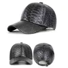 Krokodyl skóra licowa czapka męska wysokiej jakości czapka z daszkiem czapka typu snapback Casual Sports Gorras regulowane czapki z kośćmi taty Masculino AA220304