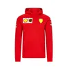 Traje de carreras del equipo F1, chaqueta con cremallera de manga larga, suéter Ff de otoño e invierno, monos de Fórmula Uno, se puede personalizar 6JNH