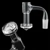 Diamond Bottom Full Weld Quartz Banger Terp Slurper Nails Fond à facettes Bord biseauté pour Dab Rigs Verre Eau Bong Accessoires pour fumer