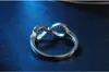 Moda cz Infinity Endless Love claddagh 8 forme anelli in argento sterling 925 per le donne Plata / argento riempito gioielli anel feminino