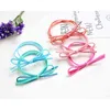 Whole 50-150pcs Cute Bowknot Elastic Solid Color Ring Headdress Women Ponytail Rubber Band Hair Accessories
