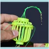 Sports extérieurement en plastique Fluorescence Hook Cage Fishing Lure Lure Floating Aessory S66 Crochets Drop Livraison 2021 UXTFD7033290