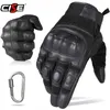 Touchsceen Leather Motorcycle Full Finger Gloves Black Motorbike Motocross Racing ATV Bike BMX自転車保護男性4232526