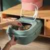 recipiente de armazenamento de alimentos para cães