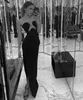 Women Sexy Runway Strapless Split Black Bandage Dress Elegant Long Prom Celebrity Bodycon Party Maxi Vestido 210527