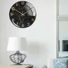 Nordic Round Marmeren 3D Wandklok Creatieve Muur Horloges Woondecoratie voor Woonkamer Slaapkamer en Kantoor Silent Clocks H1230