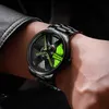 Montres Montres Watch Hommes Business de Luxe Quartz Mode Casual Échelle romaine Cadre Strap Silicone Montre Homme Relog 2021