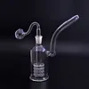 1 PCS 스테레오 매트릭스 PERC GLASS BONGS HOOTHAHS DAB 석유 굴착 흡연 프리트 디스크 재활용기 담배 유리 봉수 파이프 남성 유리 오일 버너 파이프