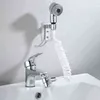 Robinet d'évier de lavage des mains de salle de bains, ensemble de pomme de douche externe, pulvérisateur à main, fixation de tuyau avec support de pomme de douche, fournitures H1209