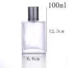 Frosted Glass Perfumy Butelka 30ml 50ml 100ml Matte Gold Matte Srebrny Szary Atomizer Płaski Okrągły Puste Opakowanie Kosmetyczne Spray Fiolki Bezpłatne