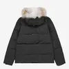 Top Heren Winter Wolf Bont reizen Parka Donsjack Lange jassen Warme overjas uitloper