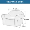 3 tipi di tessuto di copridivano elastico per poltrona per soggiorno Sedie fodera per mobili elasticizzati 1 custodia per sedile 220302