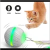 Pet Supplies Home & Garden Drop Delivery 2021 Electric Magic Ball Toy Matic Rolling Bouncing Intelligent Led Light Interactive Teasing Cat Be